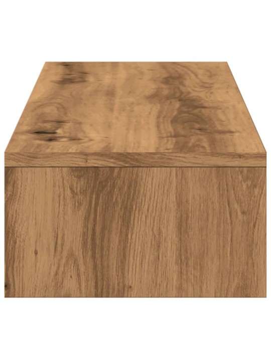 SAHTLITEGA MONITORIALUS, KÄSITÖÖTAMM, 100X27X15 CM, TEHISPUIT