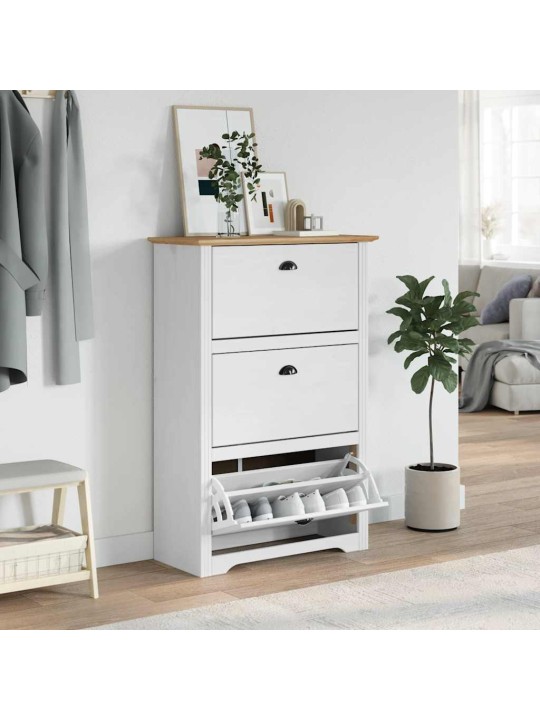 KINGARIIUL BODO VALGE JA PRUUN 80X35X118 CM