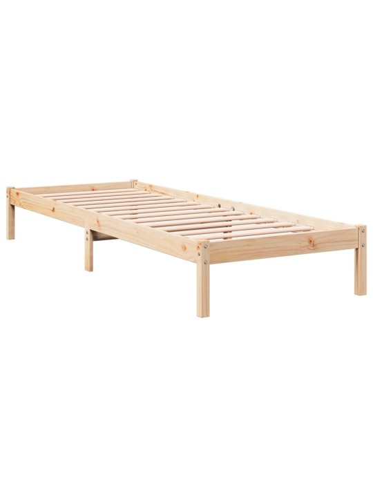 Voodiraam ilma madratsita, 100x210 cm, männipuit