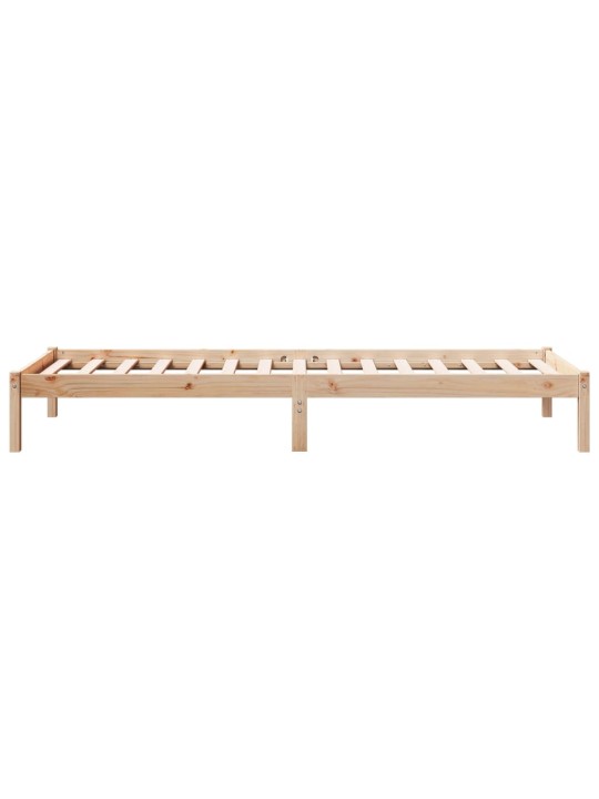 Voodiraam ilma madratsita, 100x210 cm, männipuit