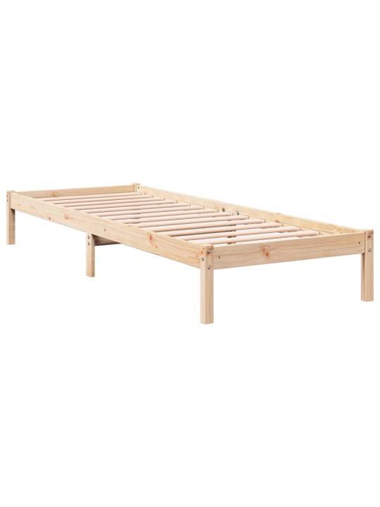 Voodiraam ilma madratsita, 100x210 cm, männipuit
