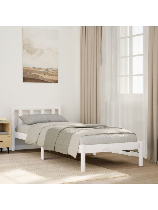 VOODIRAAM ILMA MADRATSITA, VALGE, 100X210 CM, MÄNNIPUIT