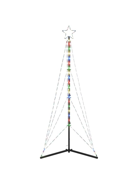 LED JÕULUPUU, 363 LEDI, VÄRVILINE , 182 CM