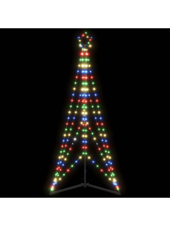 LED JÕULUPUU, 363 LEDI, VÄRVILINE , 182 CM