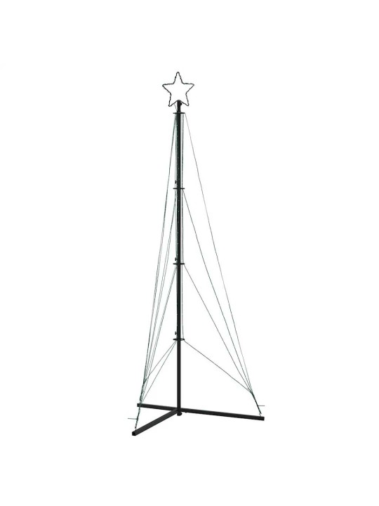 LED JÕULUPUU, 483 LEDI, KÜLM VALGE, 240 CM