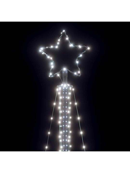 LED JÕULUPUU, 483 LEDI, KÜLM VALGE, 240 CM