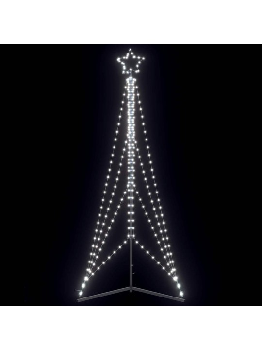 LED JÕULUPUU, 483 LEDI, KÜLM VALGE, 240 CM