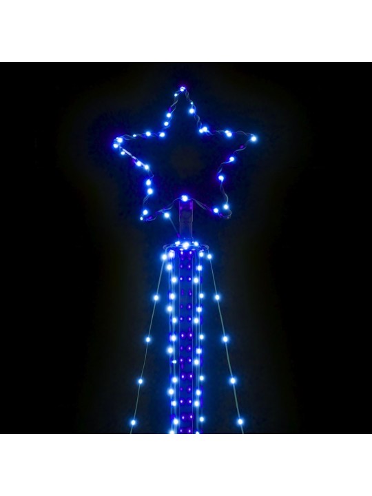 LED JÕULUPUU, 483 LEDI, SININE, 240 CM