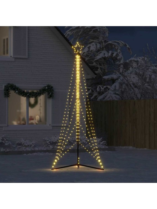LED JÕULUPUU, 525 LEDI, SOE VALGE, 302 CM