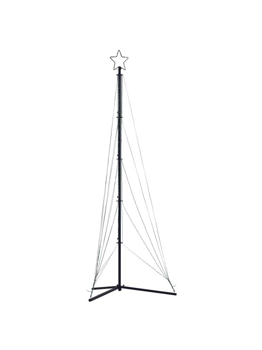LED JÕULUPUU, 525 LEDI, KÜLM VALGE, 302 CM