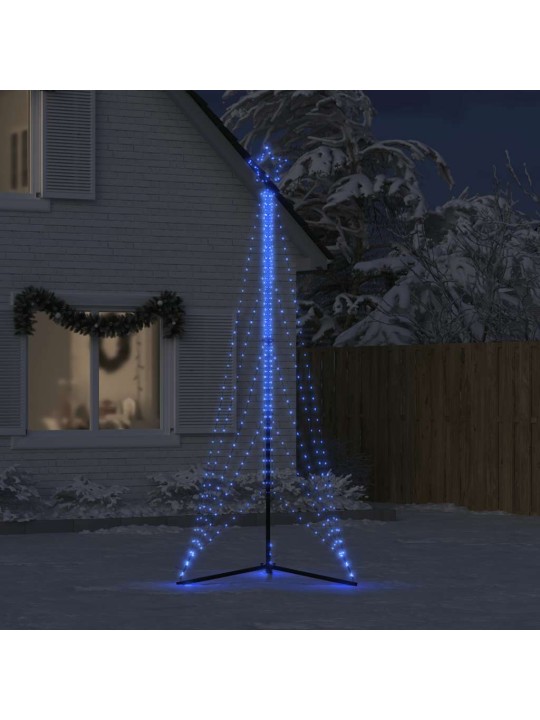 LED JÕULUPUU, 525 LEDI, SININE, 302 CM