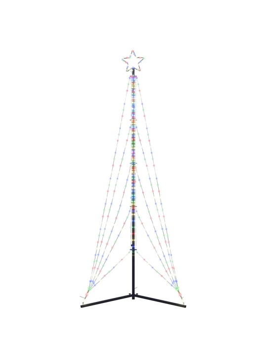 LED JÕULUPUU, 363 LEDI, VÄRVILINE , 182 CM