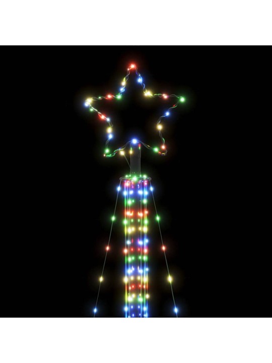 LED JÕULUPUU, 363 LEDI, VÄRVILINE , 182 CM