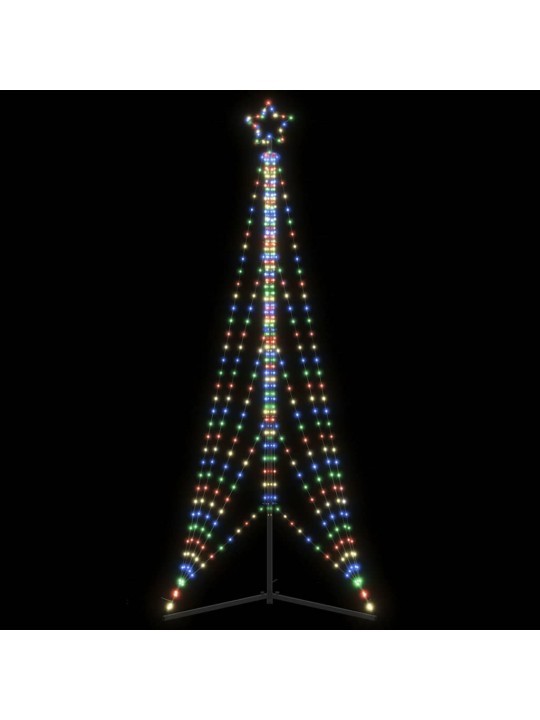 LED JÕULUPUU, 363 LEDI, VÄRVILINE , 182 CM