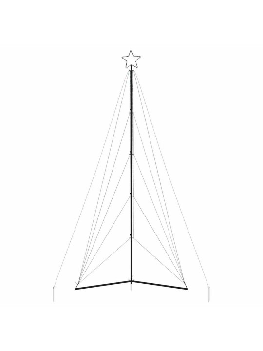 LED JÕULUPUU, 615 LEDI, SOE VALGE, 404,5 CM