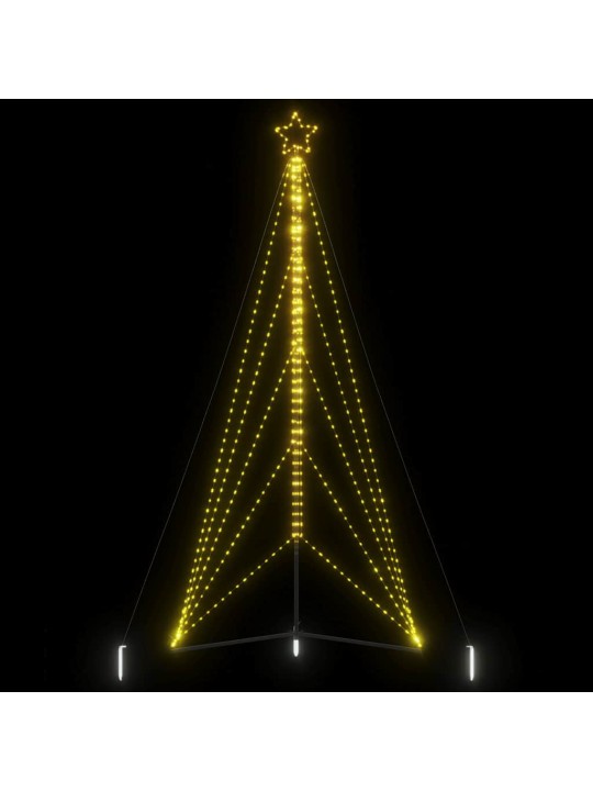 LED JÕULUPUU, 615 LEDI, SOE VALGE, 404,5 CM