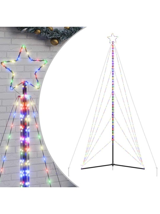 LED JÕULUPUU 615 LED VÄRVILINE 404,5 CM
