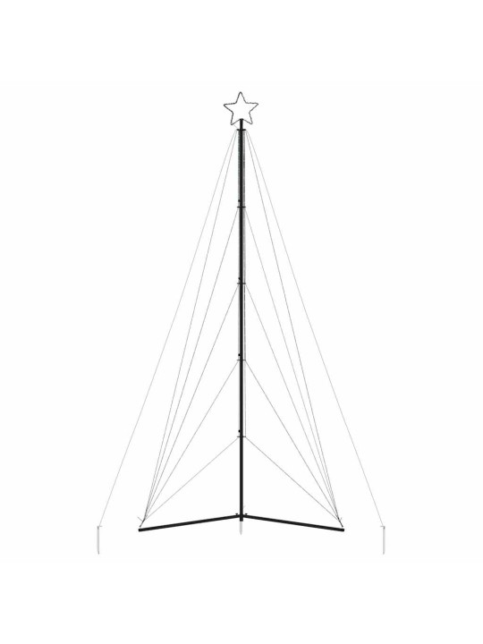 LED JÕULUPUU 615 LED VÄRVILINE 404,5 CM