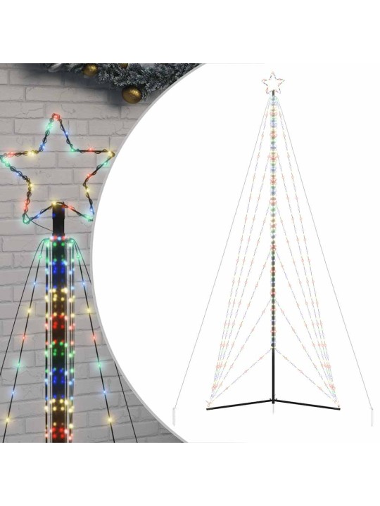 LED JÕULUPUU, 861 LEDI, VÄRVILINE , 478 CM