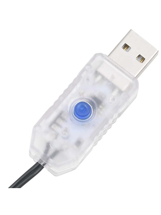 LED JÕULUPUU, 339 LEDI, SININE, 187 CM