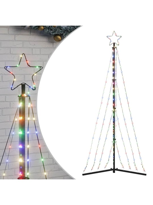 LED JÕULUPUU, 339 LEDI, VÄRVILINE , 187 CM