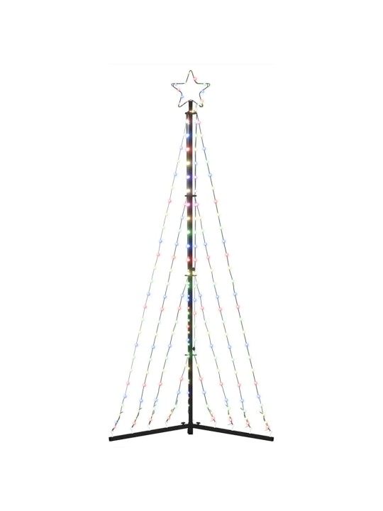 LED JÕULUPUU, 339 LEDI, VÄRVILINE , 187 CM