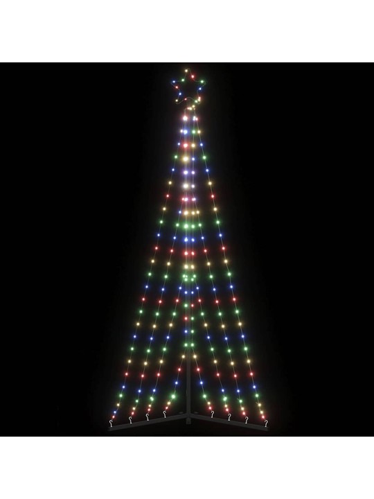 LED JÕULUPUU, 339 LEDI, VÄRVILINE , 187 CM