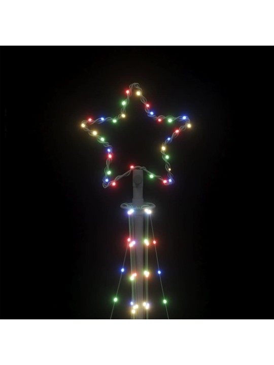 LED JÕULUPUU 447 LED VÄRVILINE 249 CM