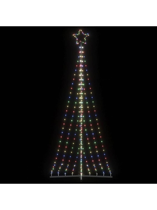LED JÕULUPUU 447 LED VÄRVILINE 249 CM