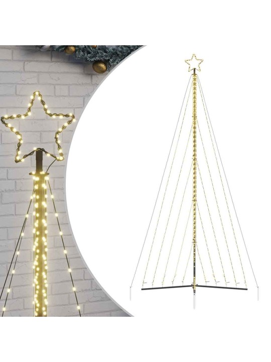 LED JÕULUPUU, 570 LEDI, SOE VALGE, 399 CM