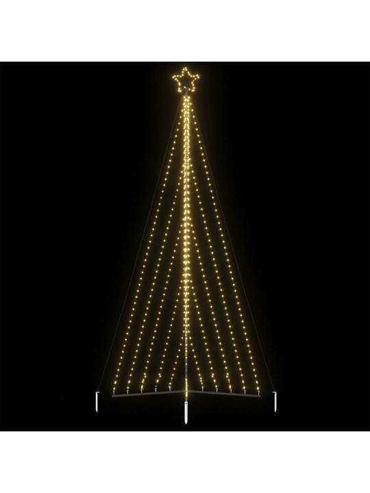 LED JÕULUPUU, 570 LEDI, SOE VALGE, 399 CM