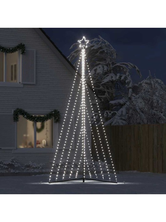 LED JÕULUPUU, 570 LEDI, KÜLM VALGE, 399 CM