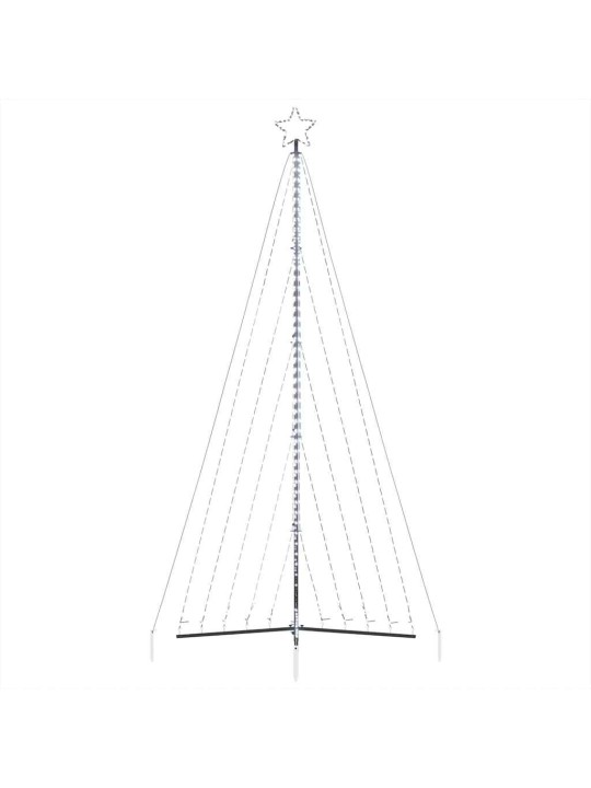 LED JÕULUPUU, 570 LEDI, KÜLM VALGE, 399 CM