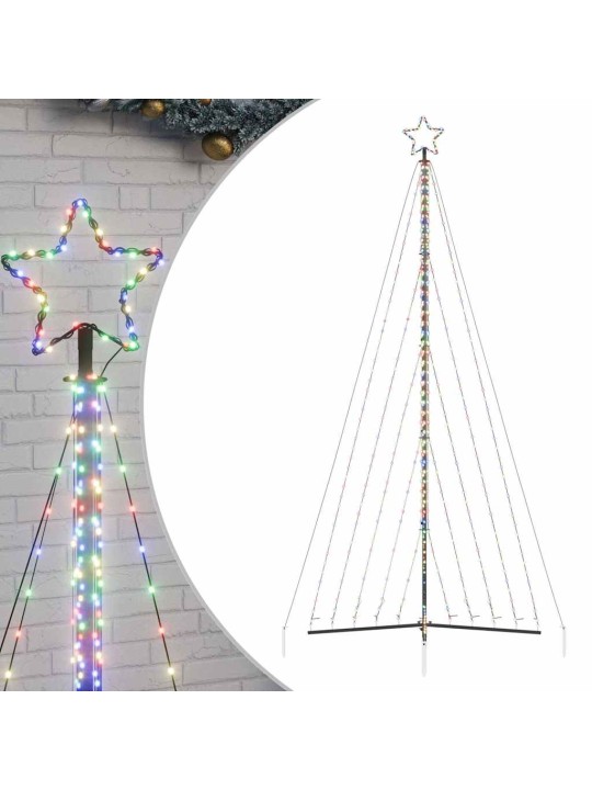 LED JÕULUPUU, 570 LEDI, VÄRVILINE , 399 CM