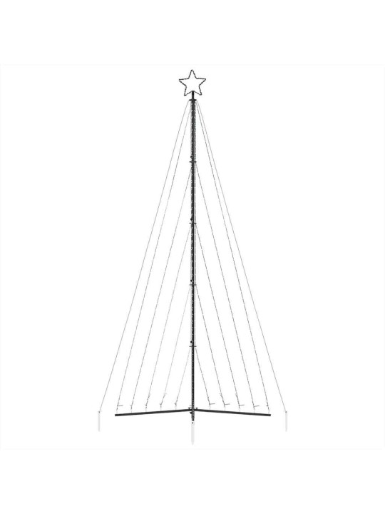 LED JÕULUPUU, 570 LEDI, VÄRVILINE , 399 CM