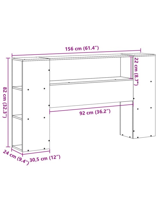 Hoiuruumiga voodipeats, 150 cm, männipuit