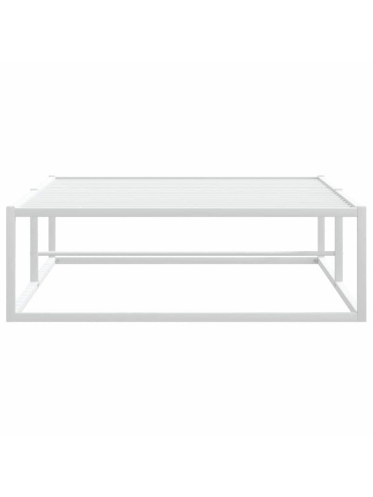 VOODIRAAM ILMA MADRATSITA VALGE 90X200 CM METALLIST