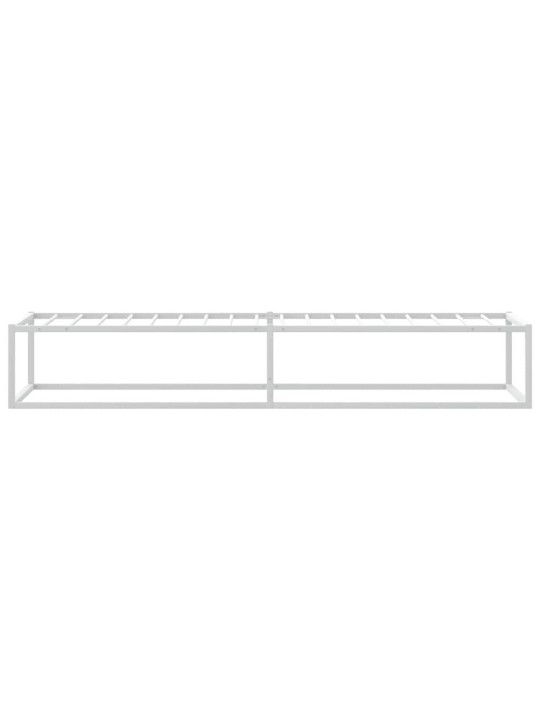 VOODIRAAM ILMA MADRATSITA VALGE 100X200 CM METALLIST