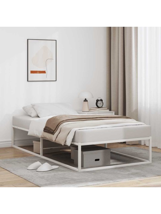 VOODIRAAM ILMA MADRATSITA VALGE 100X200 CM METALLIST