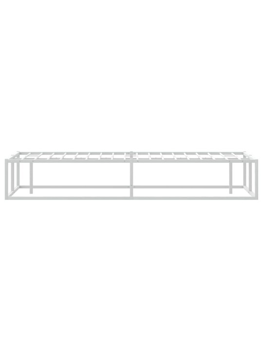 VOODIRAAM ILMA MADRATSITA VALGE 120X200 CM METALLIST