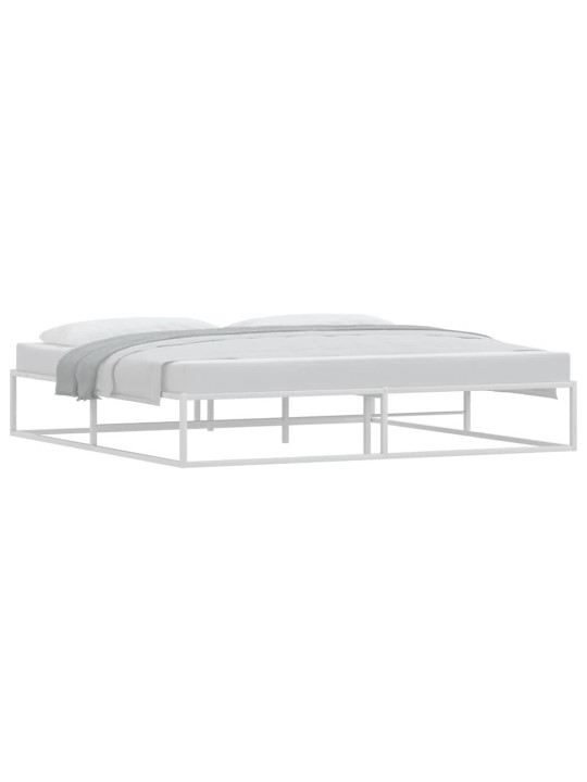 VOODIRAAM ILMA MADRATSITA VALGE 200X200 CM METALLIST