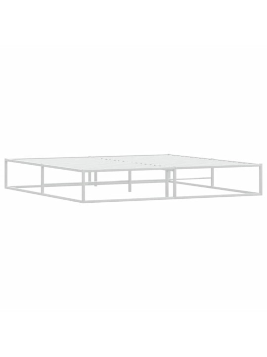 VOODIRAAM ILMA MADRATSITA VALGE 200X200 CM METALLIST