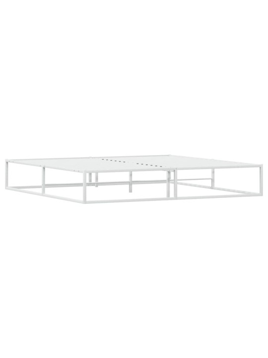 VOODIRAAM ILMA MADRATSITA VALGE 200X200 CM METALLIST