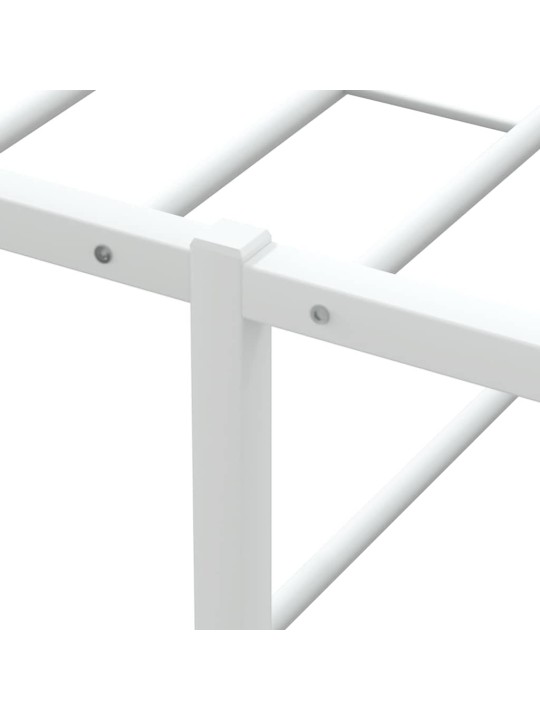 VOODIRAAM ILMA MADRATSITA VALGE 200X200 CM METALLIST