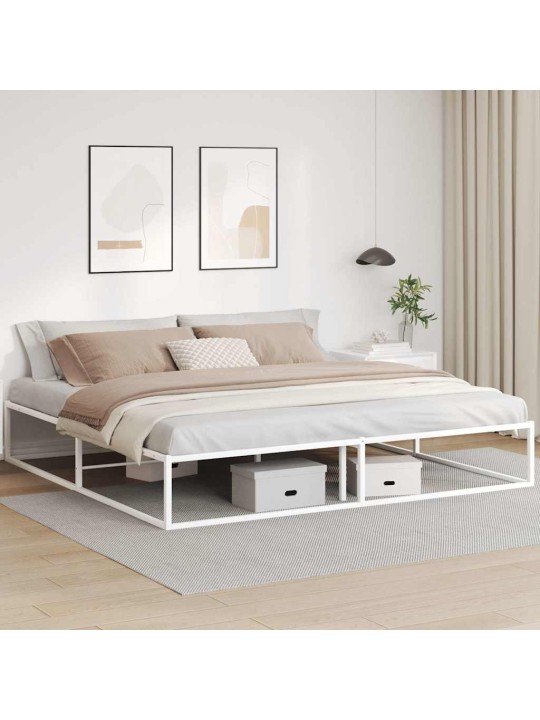 VOODIRAAM ILMA MADRATSITA VALGE 200X200 CM METALLIST
