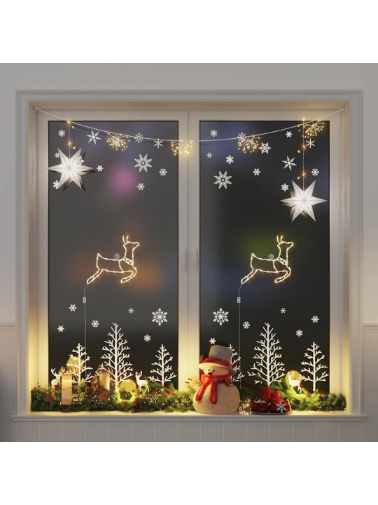 JÕULUTULED REINDEER SILHOUETTE 2 TK 35 LED SOE VALGE