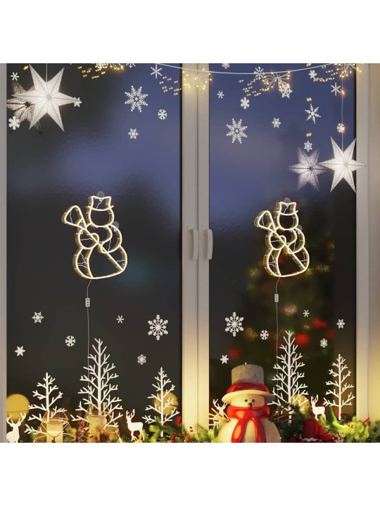 JÕULUTULED, LUMEMEMME SILUETT, 2 TK, 35 LED, SOE VALGE
