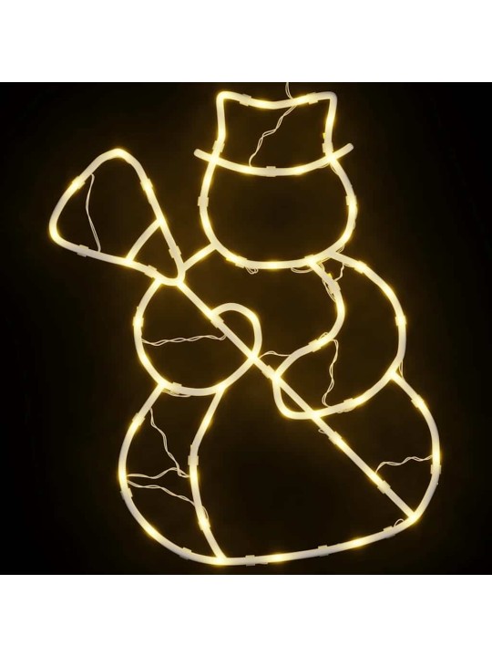JÕULUTULED, LUMEMEMME SILUETT, 2 TK, 35 LED, SOE VALGE