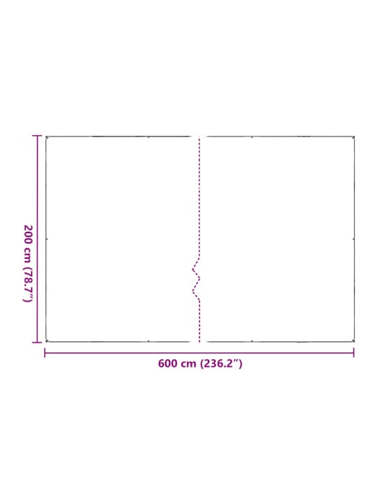 AASADEGA TAIMEKATE 2X6 M POLÜETÜLEEN