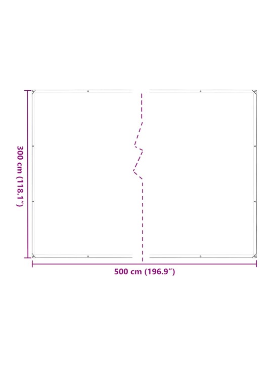 AASADEGA TAIMEKATE 3X5 M POLÜETÜLEEN